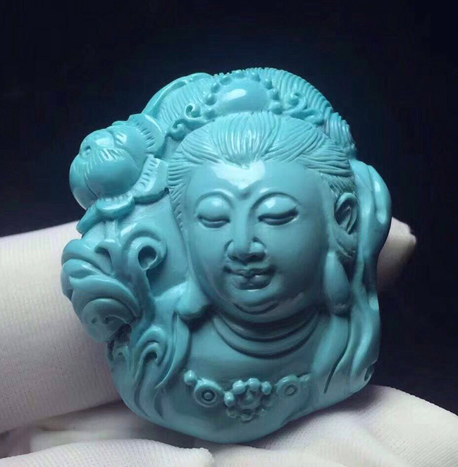 洞子沟高瓷蓝观音