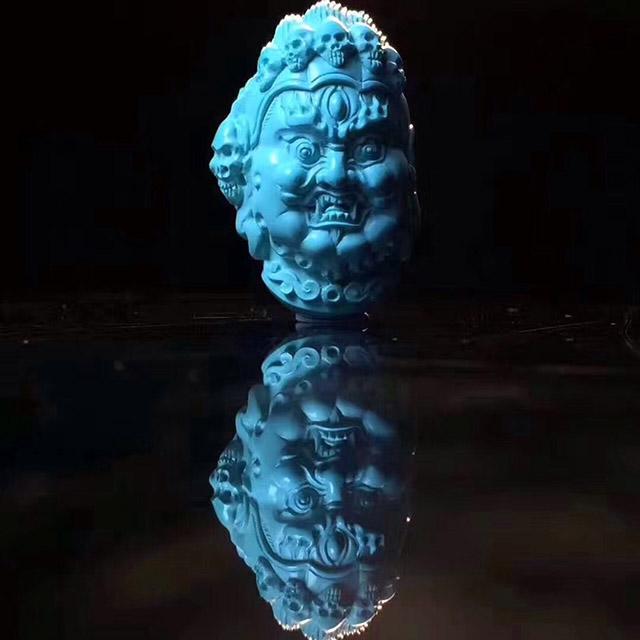 绿松石雕件——大黑天